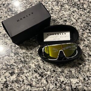 Oakley Sunglasses - Black Frame with Gold Lenses